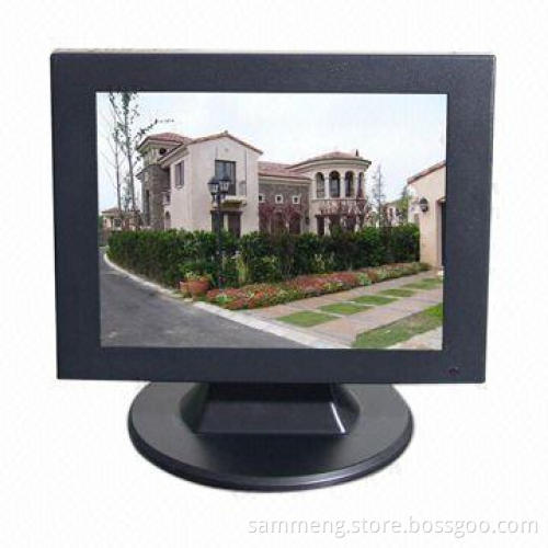 10.4-inch LCD CCTV Monitor, Supports 800 x 600 Pixels Resolution and 24 Hours Working